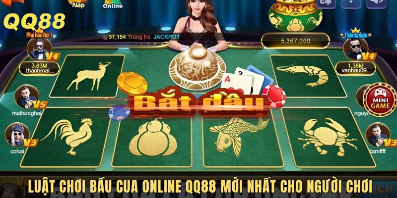 Luật chơi bầu cua online